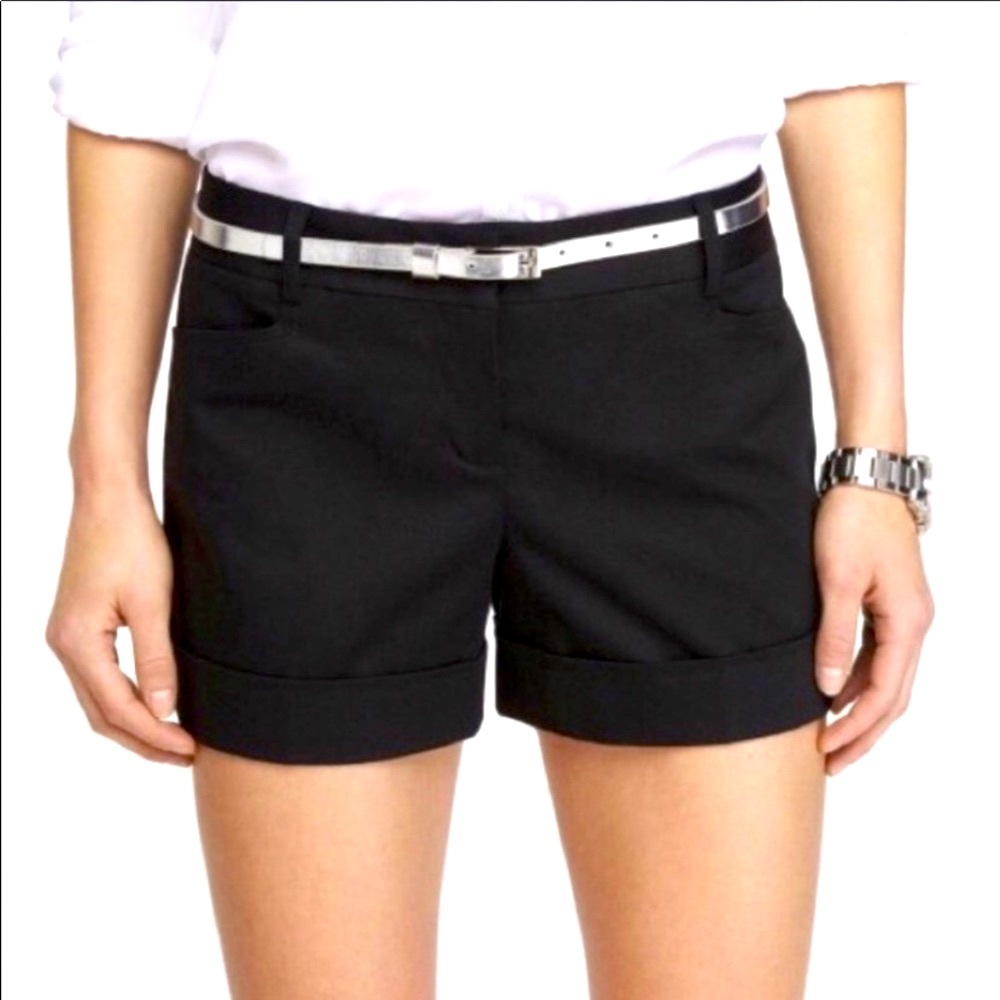Express design studio black shorts size 6